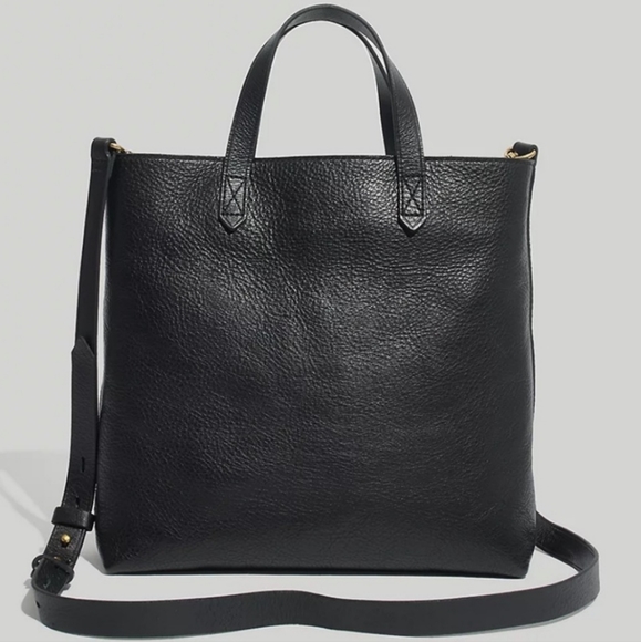Madewell Handbags - Madewell Zip-Top Transport Crossbody Bag Black